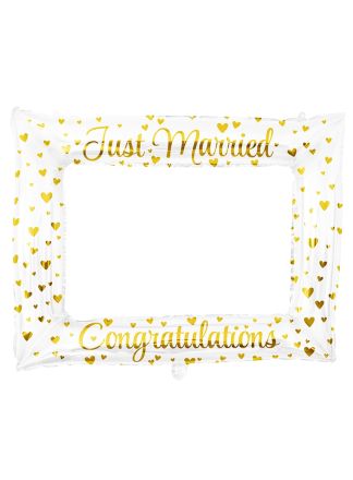 Photo Frame JUST MARRIED (85x66cm.)