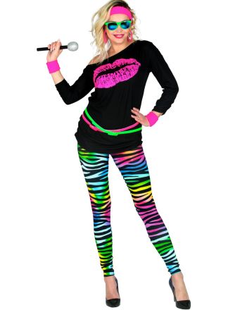 80's legging animal colour