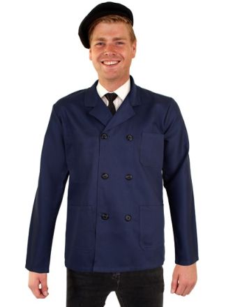 Keper Heren jas blauw