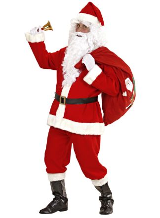 Kerstmanpak 7dlg. (incl.baard)