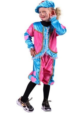 Pietenpak kind Turqouise-pink 3dlg.