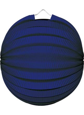 Lampion bol blauw 23cm. per stuk
