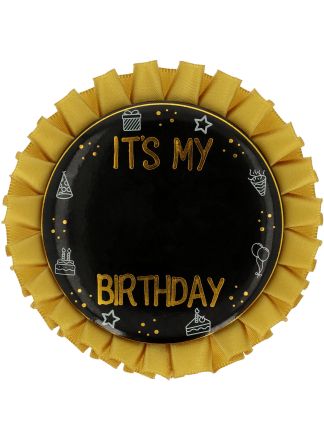 Leefdtijd Button gepersonaliseerd (7,5cm.)