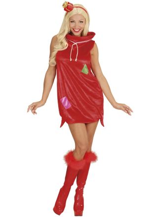 Kerstkado jurkje met diadeem