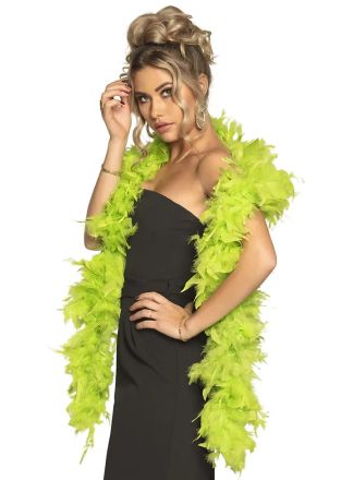 Luxe Boa 180cm. lime groen (80gram)