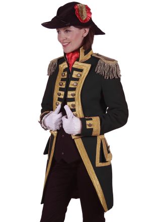 Dames carnavalsjas Nelson zwart