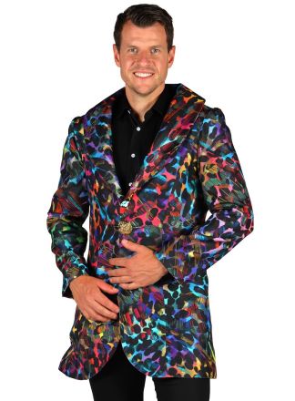 Luxe heren carnavalsjas "Inside out