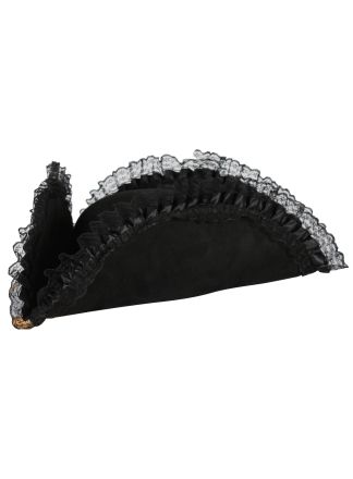 Driepunt hoed "Captain Blackbeard"