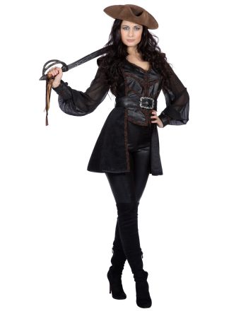 Piraten jurk SKULL 1dlg.