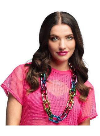 Foute MEGA Schakelketting regenboog