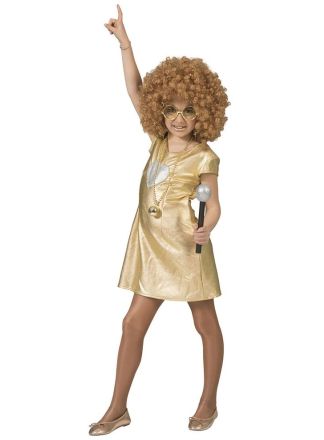 Gouden Glamour jurk 1dlg.