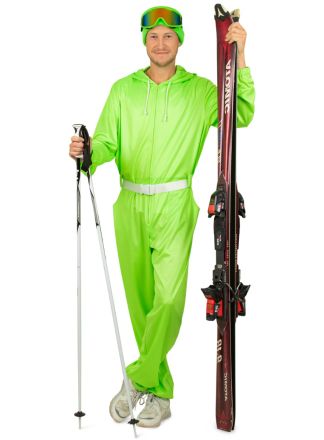 Ski overall Neon Groen 2dlg.