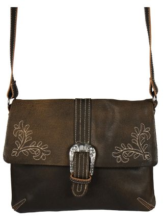 Leder Oktoberfest tas met rits