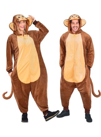 Pluche Onesie Monkey