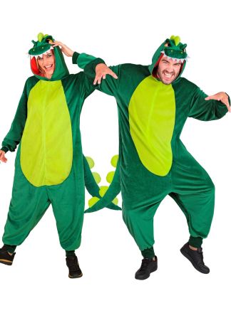 Pluche Onesie Dinosaur/krokodil