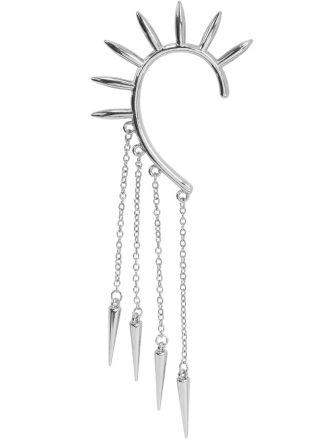 Zilveren Punker Oorbel