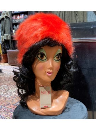 Bontmuts deluxe neon oranje