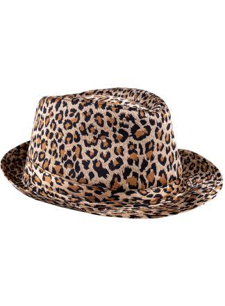 Trilby trendy hoed panterprint