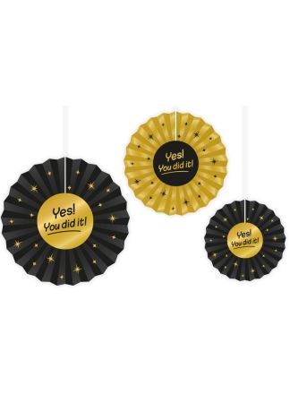 Classy paper fans YOU DID IT! 3stuks