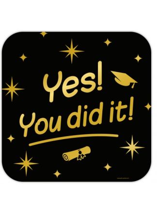 Classy Party-sign YOU DID IT! (50x50cm.)