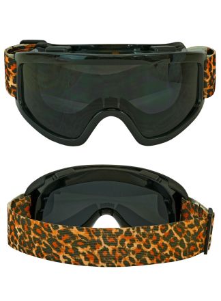 Party skibril panter print