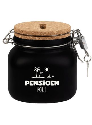 Pensioen Spaarpot 12x11cm.
