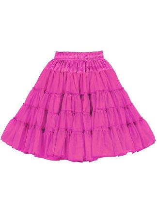 Luxe Lange petticoat 3 lagen pink 52cm.