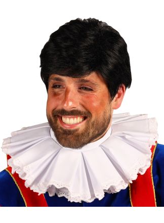 Pietenpruik ''Pietro'' zwart