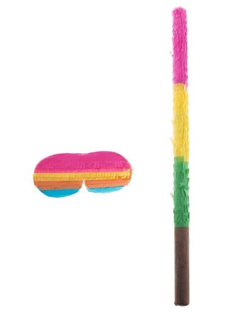 Pinata Stok 54cm. met masker