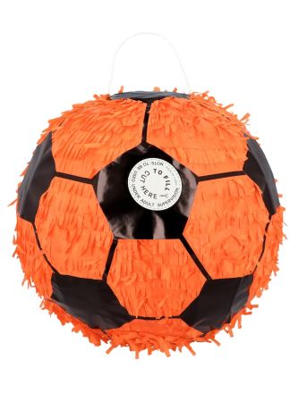Pinata Voetbal oranje 30cm.