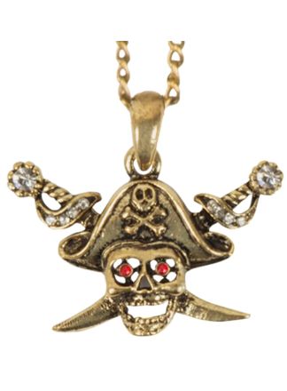 Gouden Ketting Piraat doodskop