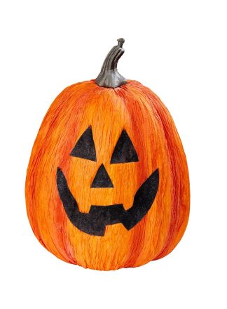 Halloween pompoen 23cm.