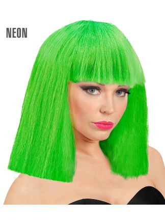 Damespruik SHOWGIRL NEON GREEN