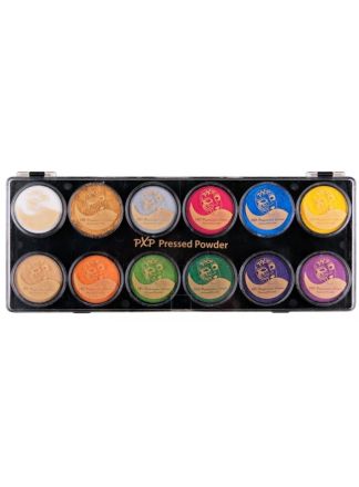 PXP Pressed powder palet pearl colours 12 x 5 gram