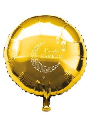 Folieballon Ramadam Kareem 60cm. (24 inch).