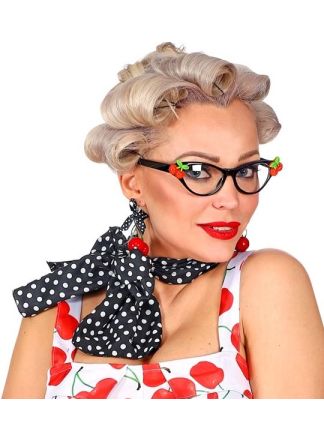 Rockabilly verkleed set 4dlg.