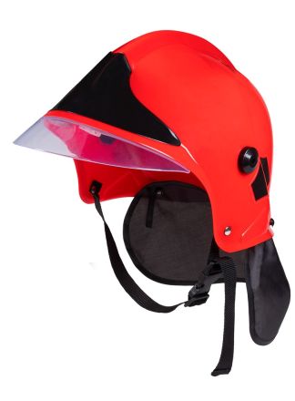 Rode Brandweerhelm verstelbaar