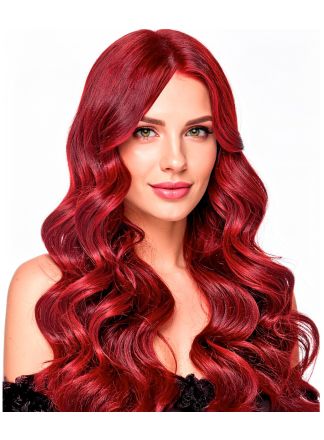 Rode dream pruik TAYLOR scheiding