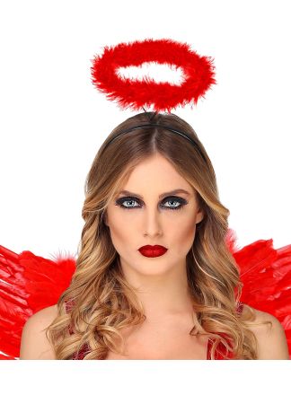 Rode Halloween aureool