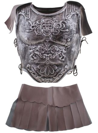 Romeinse kleding: Harnas Romein 5dlg.