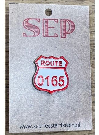 Pinneke ROUTE 0165 (2,5 x 2,5cm.)