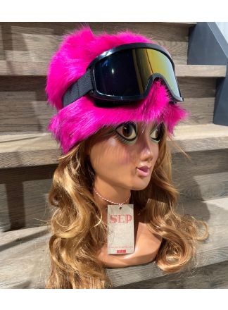 Bontmuts deluxe roze