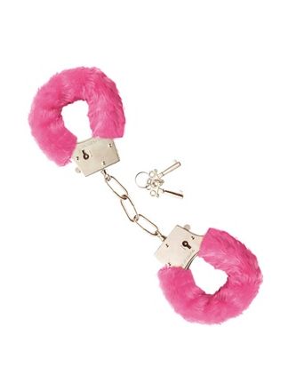 Roze Handboeien met bont