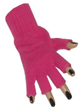 Vingerloze handschoenen pink/fuschia