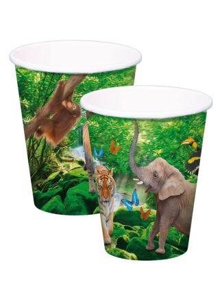 Safari Bekers 250ml /8 stuks