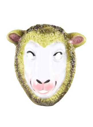 Schaap masker plastic klein