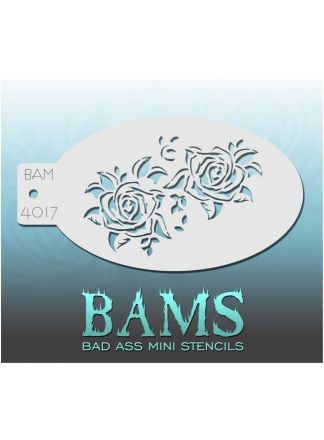 Bad Ass BAM stencil Rozen