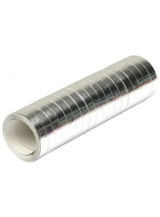 Serpentine zilver 18x4mtr.77mm.
