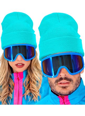 Skimuts/beanie turquase