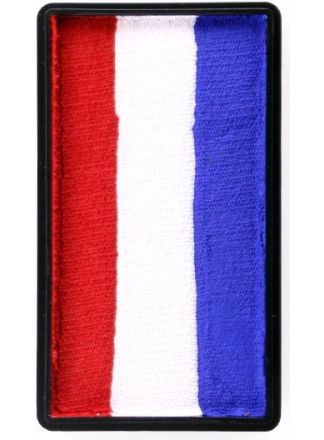 Splitcake 28gr rood-wit-blauw